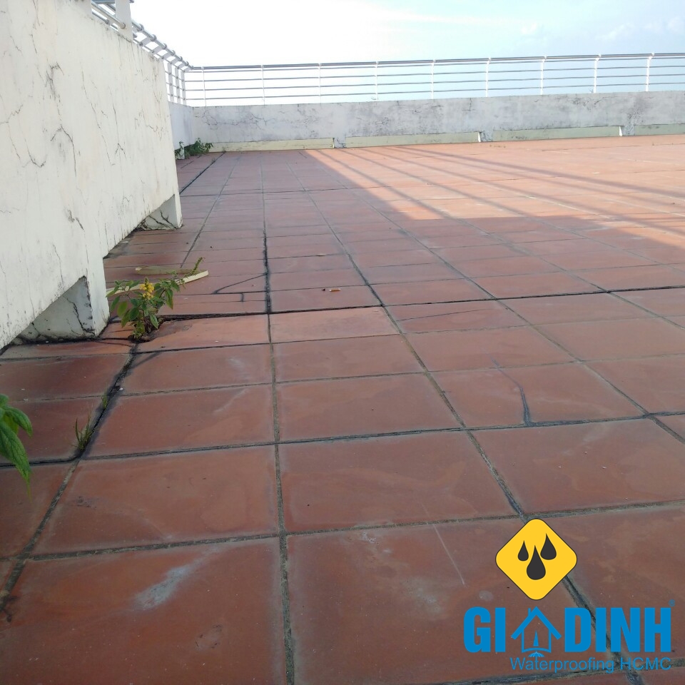 Sàn mái bê tông trước chống thấm