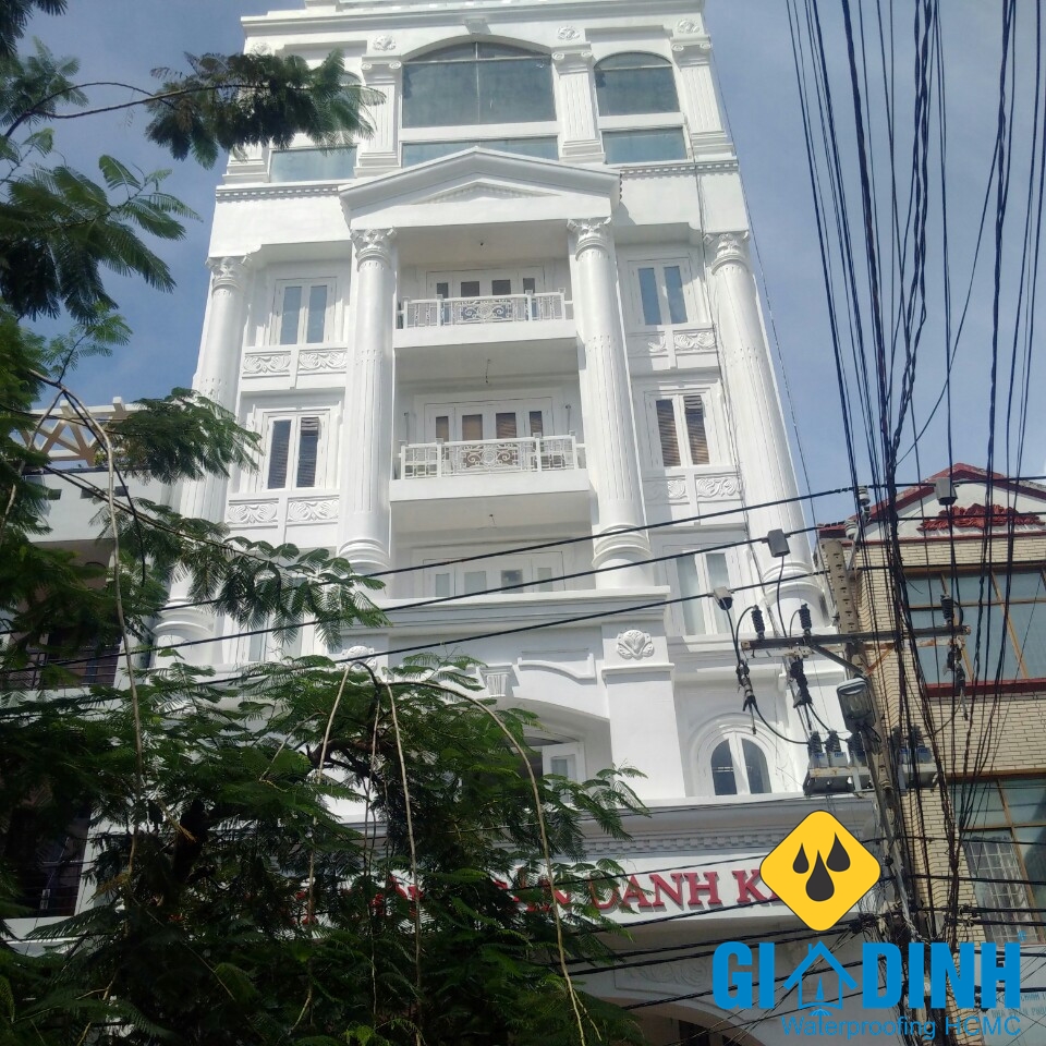 Hình ảnh tòa nhà sau khi chống thấm hoàn thiện