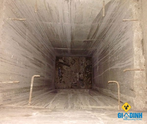 Báo giá chống thấm hố PIT thang máy